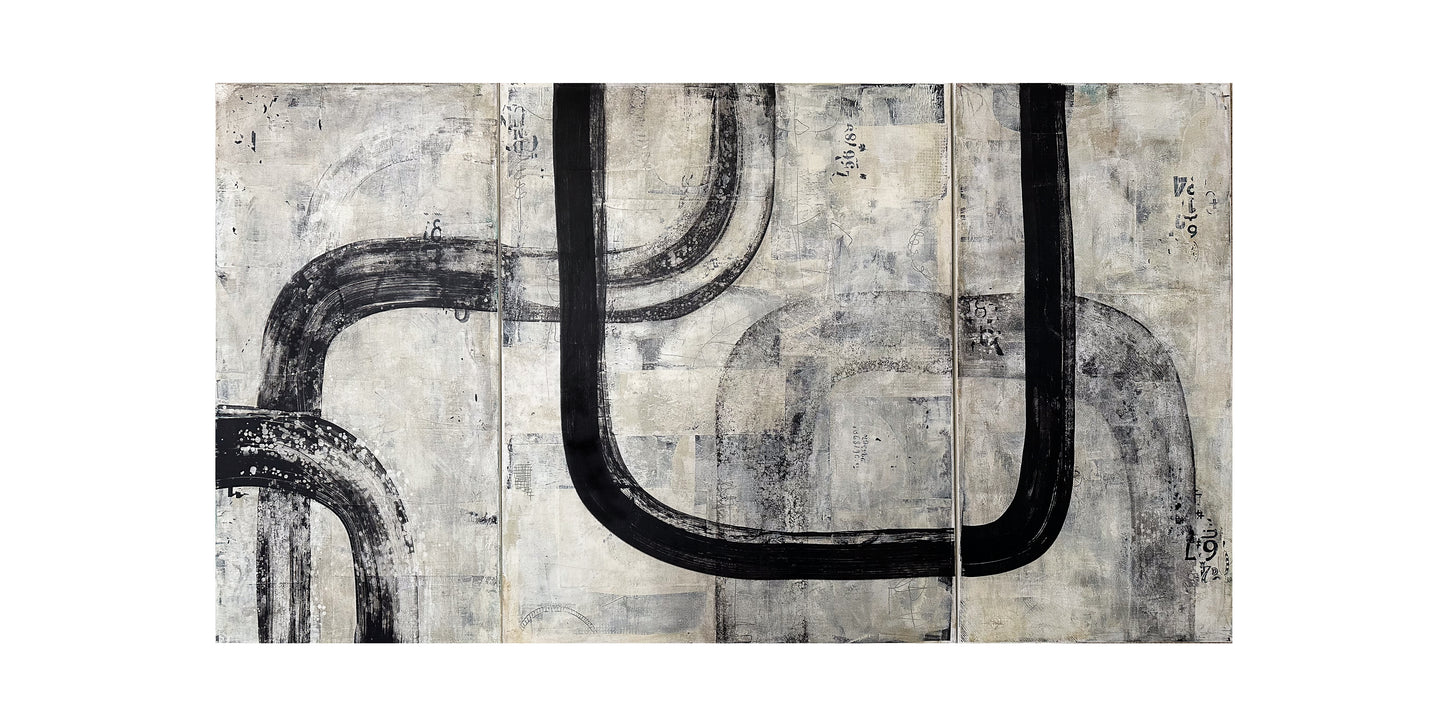 Noir et blanc-Triptych